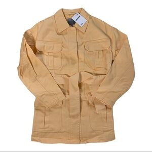 ASOS DESIGN Tall soft cotton utility jacket